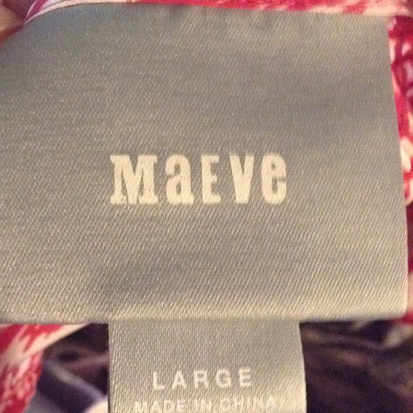 Anthro Maeve pink ikat peasant shirt dress size L - Picture 8 of 8